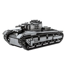 WANGE 萬格 軍事諾伊鮑法佐格坦克相容積木 4515wg, 混合色, 1個