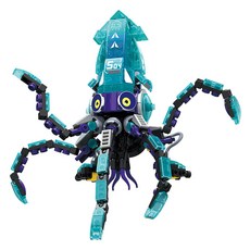 ZHEGAO 哲高 LIN07 海洋機器人魷魚迷你積木, 1個, 海洋機器人魷魚