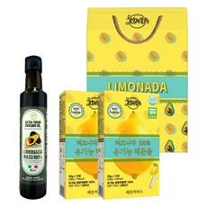 limonada 特級初榨酪梨油+檸檬汁隨身包 2盒組+提袋, 1組
