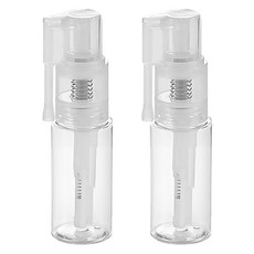 粉末噴嘴噴霧瓶 35ml, 透明, 2個