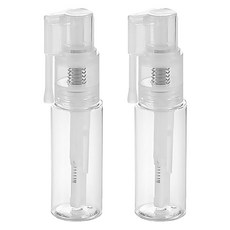 粉末噴嘴噴霧瓶 50ml, 透明, 2個