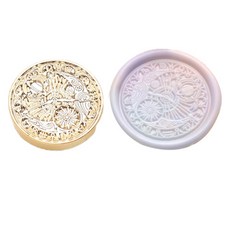 Fancy Flow 童話設計感封蠟印章頭, 1個, 時間與空間