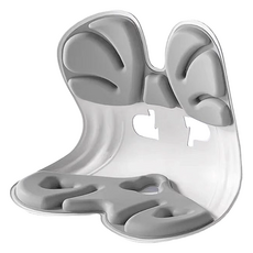 비투윈 편리한 자세보정의자 더블 백 라지 36 x 31 x 31 cm, 그레이