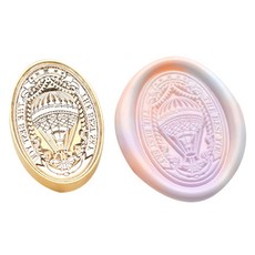 Fancy Flow 童話設計感封蠟印章頭, 1個, 熱氣球