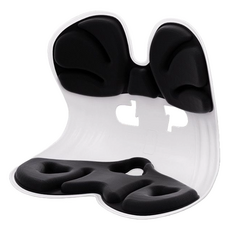 비투윈 편리한 자세보정의자 더블 백 라지 36 x 31 x 31 cm, 블랙