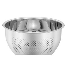 Back to Basics 多用途不鏽鋼濾孔清洗盆, 單一顏色, 1個