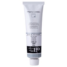 신한화구 전문가 유화 튜브 물감 낱색 그레이 오브 그레이, 160ml, 1색