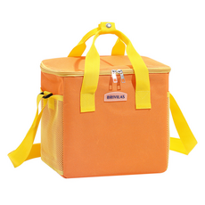 브리빌라스 탑피아 편리한 쿨러백, 노란색, 1개