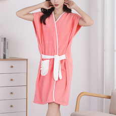 inart 吸水力佳的浴袍, 粉紅色, 1個