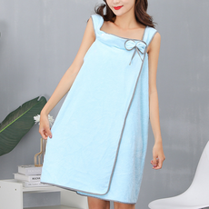 Inart 蓬鬆優質浴袍 80 x 135 cm, 天藍色, 1個