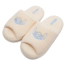 迪士尼 AD 史迪奇臉室內拖鞋, 奶油色, 1個