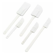 Bestom 長柄飯勺 大 + 中 + 小 + 迷你 2入組, 1套, 白色