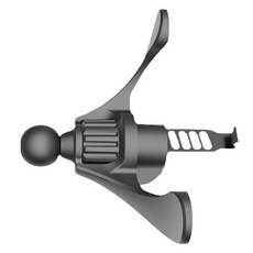 리버폭스 차량용 송풍구 클램프 휴대폰 거치대 U-011, 블랙, 1개