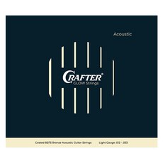 CRAFTER 木吉他鍍膜弦, GLOW-AL, 1個