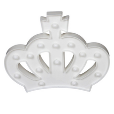 Mostick Marquee Light 室內LED氣氛燈 漢江照明 小皇冠, 白色