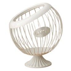 Taminayo可愛便利的咖啡膠囊收納盒 高級, 白色, 1個