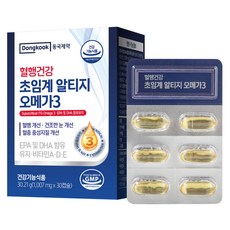 Dongkook 東國製藥 超臨界rTG Omega-3魚油膠囊, 30顆, 1個