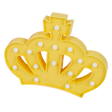 모스틱 마퀴라이트 인테리어 LED 무드등 한강 조명 리틀 크라운, 옐로우