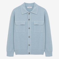 MIND BRIDGE 男士毛圈布卡車司機款開襟衫 MZCD2101