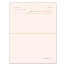 Monolike Archive 247 迷你回憶盒相簿 M, 01 象牙白