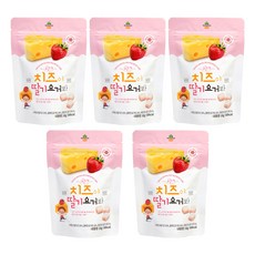 산마을 치즈야 딸기요거봐, 딸기맛, 18g, 5개