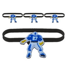 微笑棒球隨行杯玻璃杯識別標記鏈, 4個, 棒球38