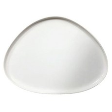 모던지 심플 운석 얕은 접시 YJ750, 화이트, 1개
