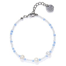 빈티지헐리우드 여성용 컬러링 펄 비즈 팔찌 VH2236BR007M