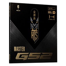 KIM TAEK SOO TMOUNT KTS Master G52 桌球膠皮, 紅色, 1個