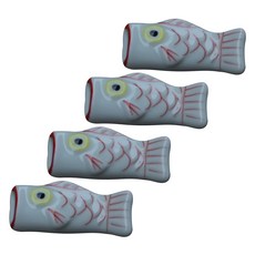 日式魚形筷架, 4個, 3號
