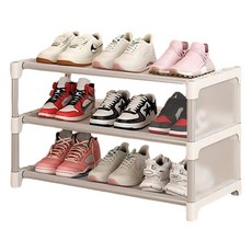 Mabso Shop 窄版多用途組裝式鞋架 3層 60cm HR004, 1個, 混合色