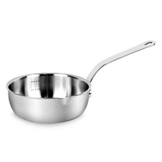 bella cuisine 電磁爐適用3層不鏽鋼迷你平底鍋, 14cm, 1個