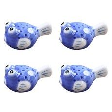 日式筷架 可愛河豚, 4個, 8 號