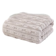 원이네 고급스러운 바스타월 극세사, 브라운, 1개