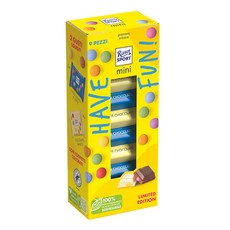 Ritter Sport 迷你Hav fun巧克力 9個入, 150g, 1組