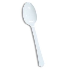 Draw Life 量販包裝 湯匙 白色 17cm, 1個, 100入