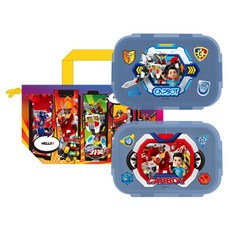 LE BARN 衝鋒戰士野餐雙層便當袋組合, 1個, 混色