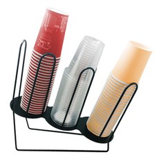 3層杯蓋收納架, 單一顏色, 1個