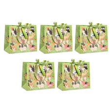 Toppia 簡約小狗購物袋, 5個, 繩子