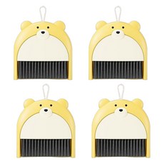 Toppia 輕便掃帚, 黃色熊, 4個