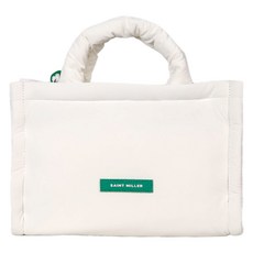SaintMiller 3Way鋪棉絎縫托特包, 白色