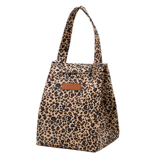 Toppia 簡約保冷袋, 棕色豹紋, 1個