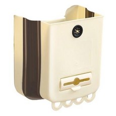 셀리빙 벽걸이형 수납형 쓰레기통, 아이보리