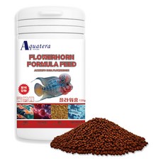 아쿠아테라 관상어용 프리미엄 발색강화 플라워혼 포뮬러 사료, 1개