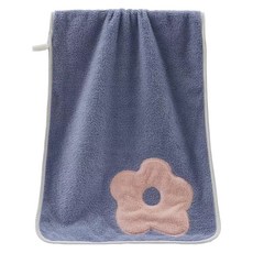 원이네 꽃잎의 여유 바스타월 300g 벨벳, 네이비, 1개