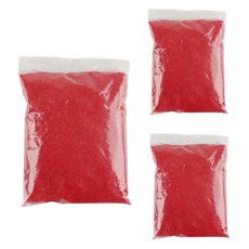 Uniart 彩色沙 500g, 紅色, 3個