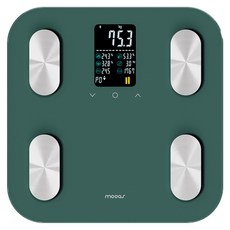 무아스 스마트 헬스케어 LCD 체지방 체중계 베이직, MBCS7, 그린, 1개