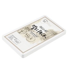 紙文化 Hello Art 書法包 加厚壓紋印刷明信片 No 01 200g 153 x 104 mm, 35個, 雪白色