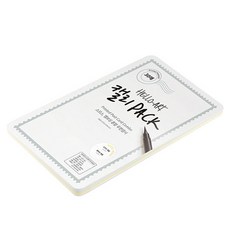 紙文化 Hello Art 書法包 厚款印刷組合明信片 200g 153 x 104 mm 6款 x 5張 套組, 1套, 雪白, 奶油, 象牙白, 雪花白, 白色, 自然色