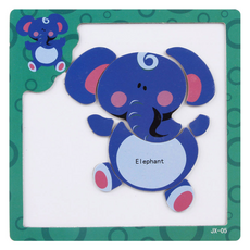 Toy Bin磁吸拼圖 大象, 1個, 8件